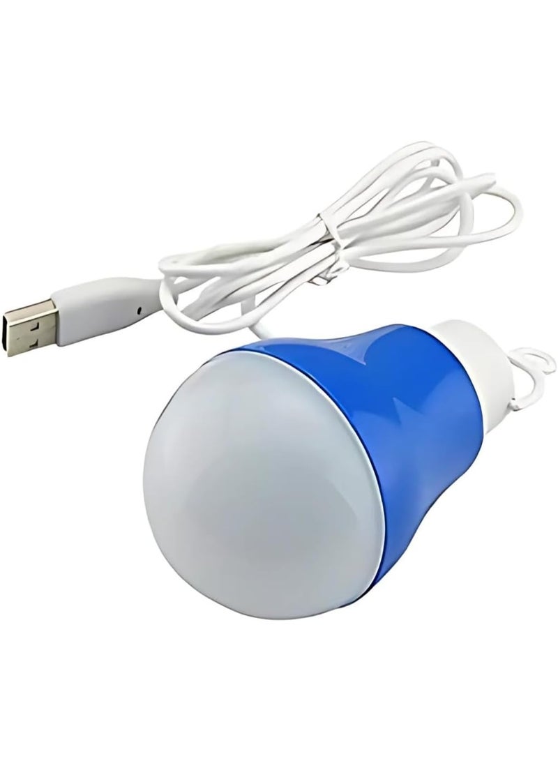 مصباح LED بقوة 5 واط يعمل بمنفذ USB - مصباح تخييم محمول للطوارئ، مناسب للخيمة والاستخدام الخارجي والمنزلي - يعمل بمنفذ USB بواسطة بنك طاقة أو كمبيوتر محمول أو محول طاقة - Image 3