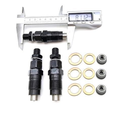 Kridets 3PCS Fuel Injector Seal Kit With Heat Shield 131406360 SBA131406360 17033422 for Ford New Holland C175 L160 L170 L175 L565 LS160 LS170 LX665 1320 1520 1530 1620 1630 TC33D TC35 TC45 N844 - Image 1