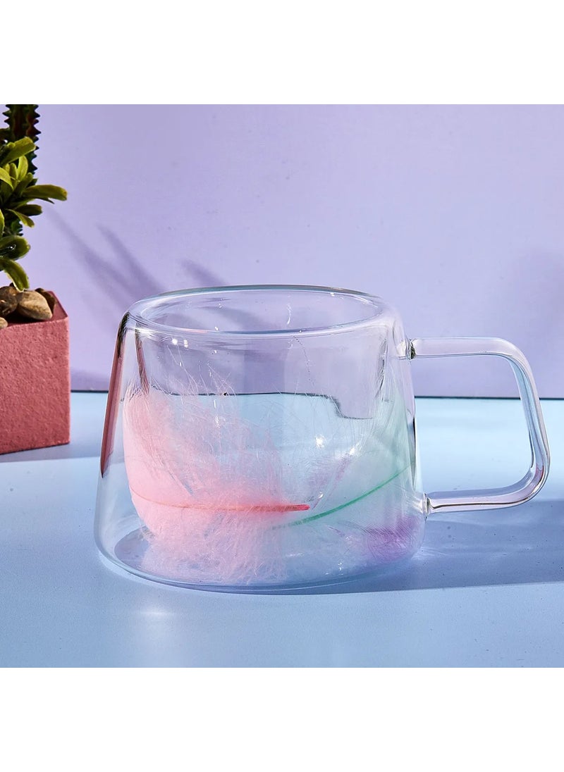PEROTTI double Feather Double Walled Mug 200 ml  - Image 1