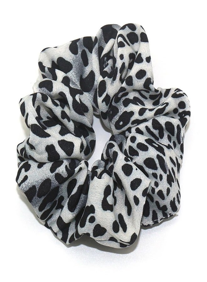 LJJCSFF 4 Pcs Leopard Print Hair Scrunchies Soft Scrunchy Hair Ties Elastic Hair Band Ponytail Hair Ties Fashion Hair Accessories For Women Girl - Image 4