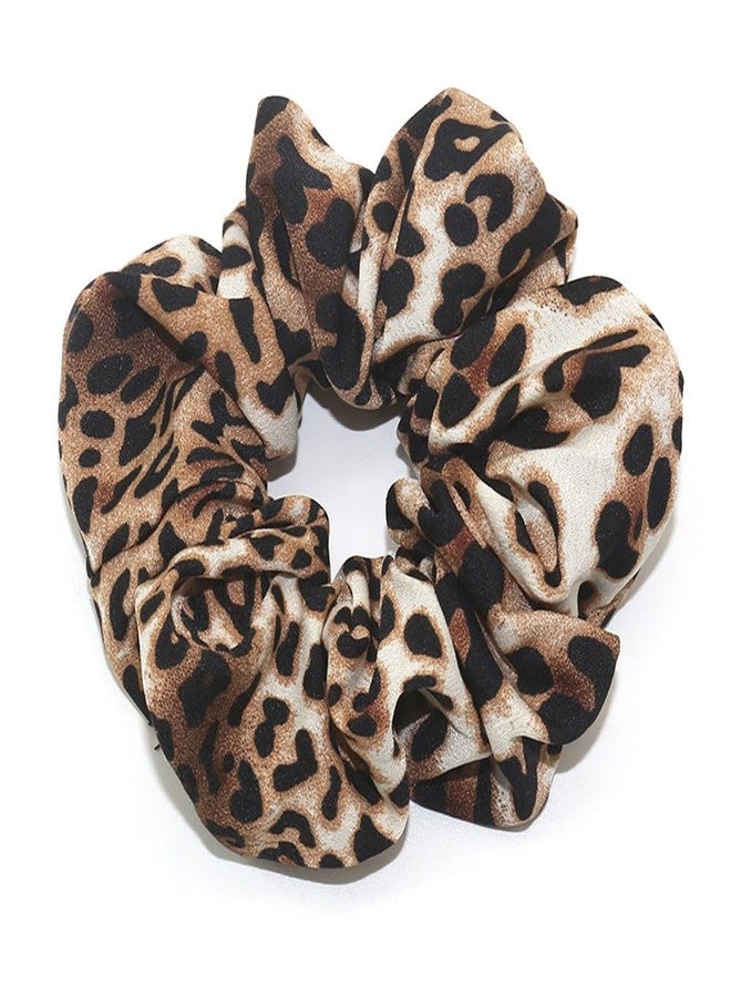 LJJCSFF 4 Pcs Leopard Print Hair Scrunchies Soft Scrunchy Hair Ties Elastic Hair Band Ponytail Hair Ties Fashion Hair Accessories For Women Girl - Image 5