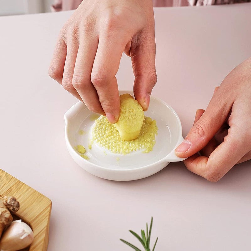 LONIN Advanced Ceramic Grater for Ginger, Garlic and Onion, 4 Inches (4-Inch) - Image 4