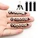 Haxtec Mini Dice Set Tiny Small Metal DND Dice Set with Dice Case Portable Antique Metal Dice Set for Keychain3 Sets - Image 2