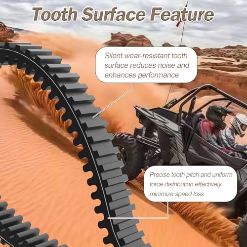 CZTHQP 3211202 Drive Belt Compatible with Polaris RZR Pro XP 2020-2025 Accessories, 3211227 Heavy Duty CVT Belt for RZR Turbo 2022-2024,XP Turbo 2018-2020 - Image 5