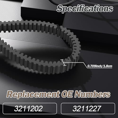 CZTHQP 3211202 Drive Belt Compatible with Polaris RZR Pro XP 2020-2025 Accessories, 3211227 Heavy Duty CVT Belt for RZR Turbo 2022-2024,XP Turbo 2018-2020 - Image 3
