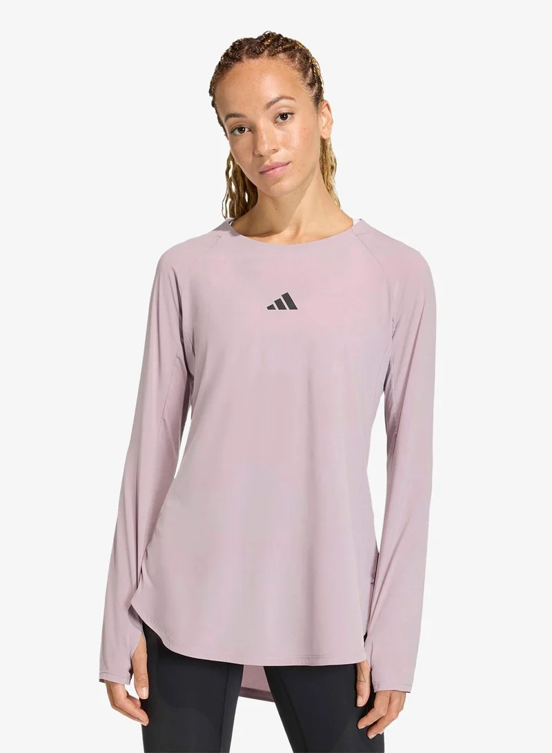 Adidas D4T Workout Cover Up T-Shirt