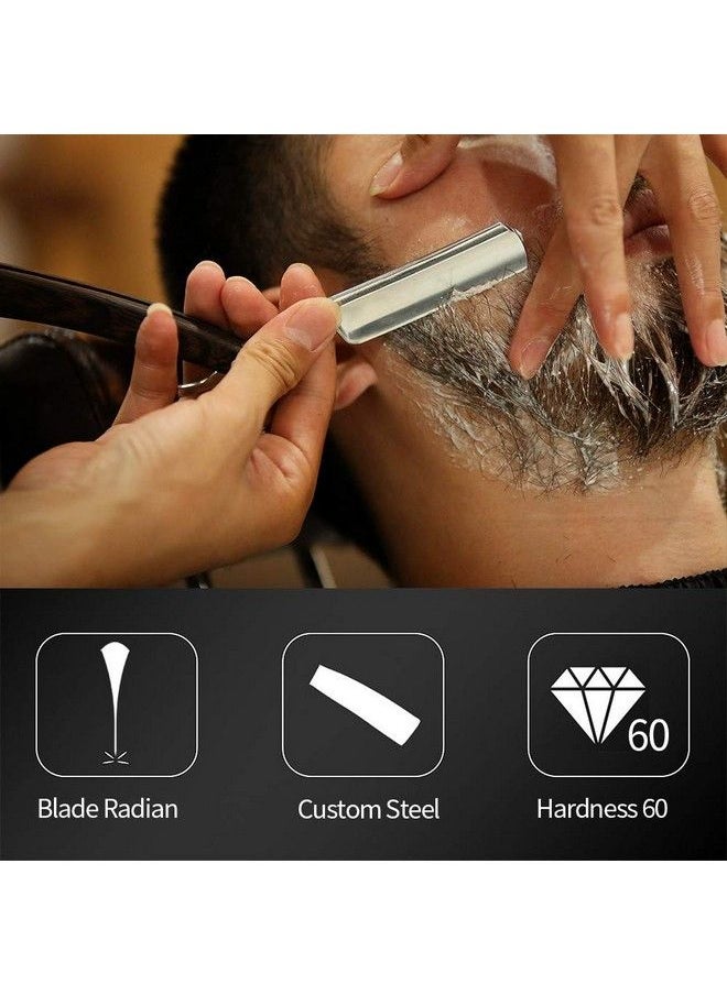 GOLD DOLLAR Straight Razor Gold Dollar Wooden Handle Retro Shaving For Men & Barber Shaving Ready Without Stabilizer  - Image 5