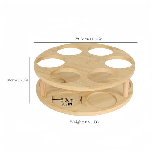 YWTOYS Large Water Bottle Organizer for Stanley 40 30 20oz Tumbler Cups, Kitchen Organizers and Storage for Stanley Cup Accessories, Beer bottle Organizer, Hold 6 Bottles - Image 2