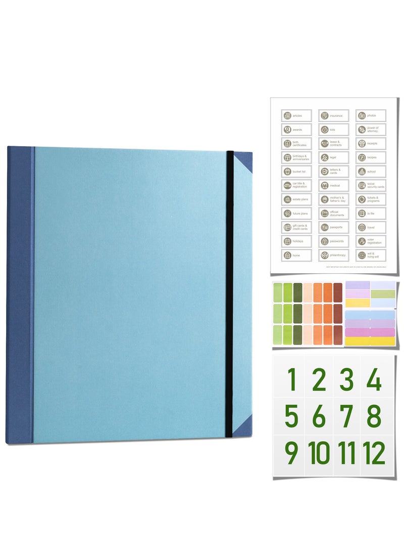 Pocket File Document Storage Bag,Three Size Convenient Classification Envelopes - Image 1