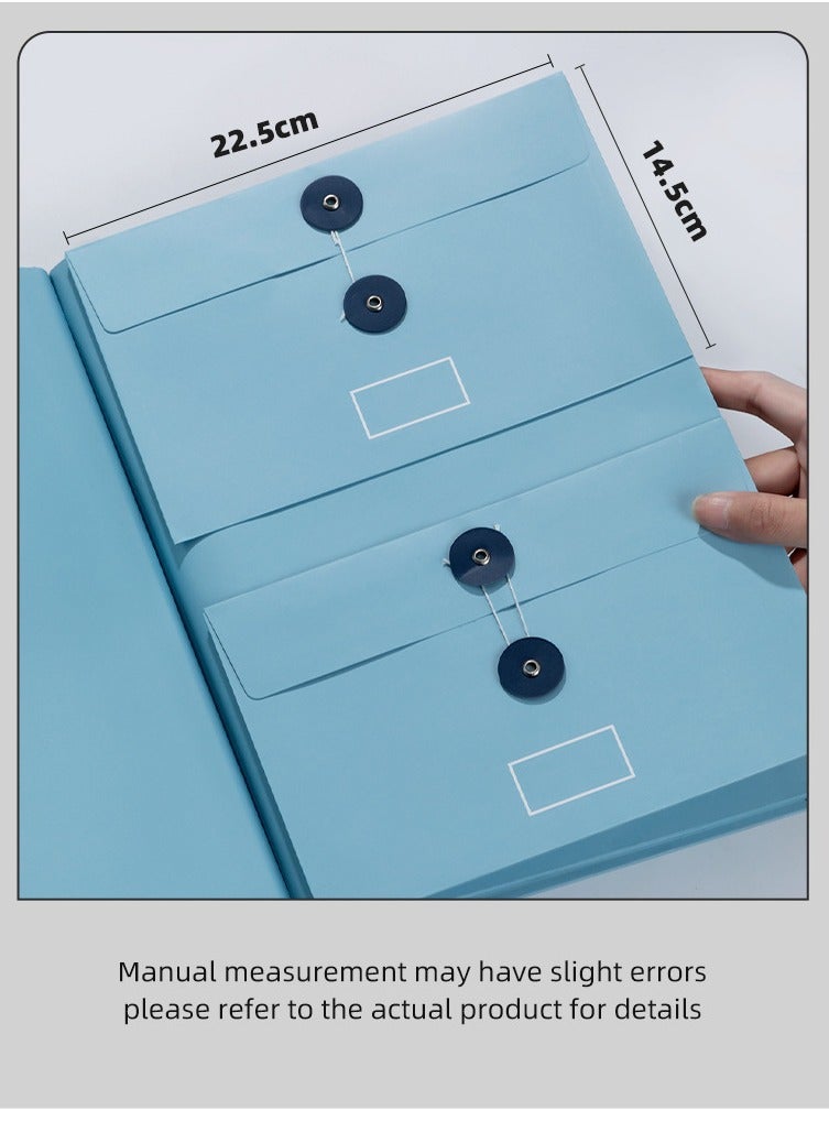 Pocket File Document Storage Bag,Three Size Convenient Classification Envelopes - Image 4