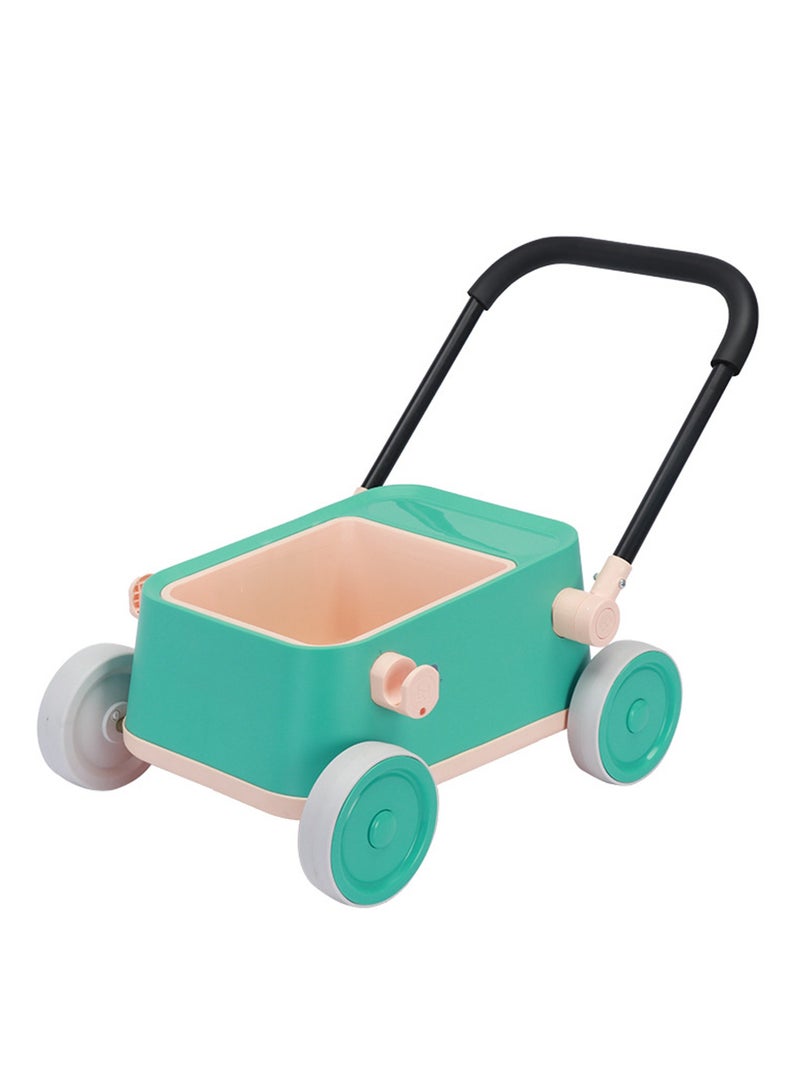 Baby Stroller Baby Four-Wheeled Stroller Kindergarten Toy Stroller Shopping Cart Children's Toys Storage Trolley  - Image 1