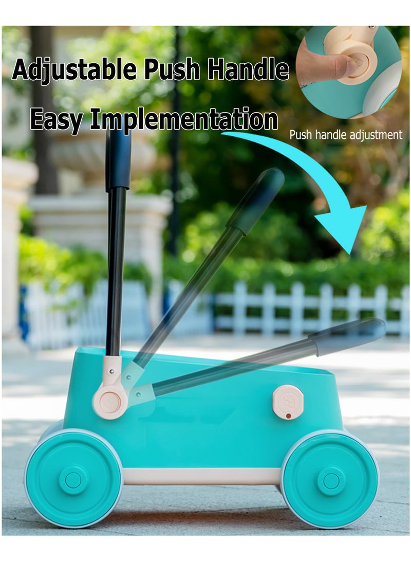 Baby Stroller Baby Four-Wheeled Stroller Kindergarten Toy Stroller Shopping Cart Children's Toys Storage Trolley  - Image 5