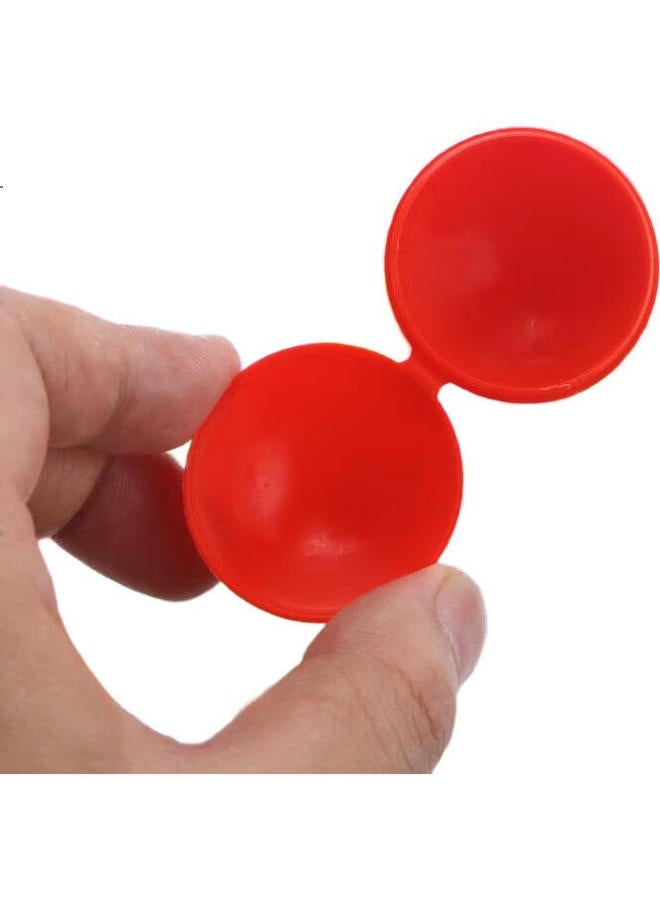 Oumai Lucky Draw Box, Raffle Box, Prize Drawing Box, Prize Grabbing Box, Lottery Ball, Event Opening, Aluminum Alloy Detachable Annual Meeting Raffle Box, Red Small Balls, 50 Pieces - Image 3
