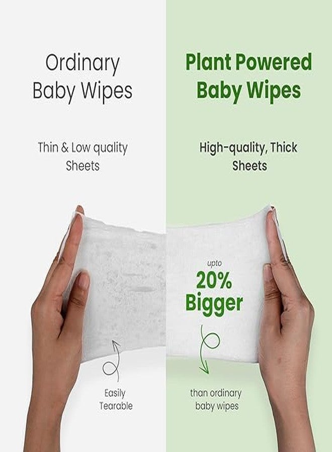 Voblin Soft Cleansing Baby Wipes with Lid | 80 Wipes | Extra Thick & Moist Wet Wipes for Baby's | Prevents Rashes & Redness with Goodness of Aloe Vera, Vitamin E & Jojoba Oil (Pack of 6) - Image 5