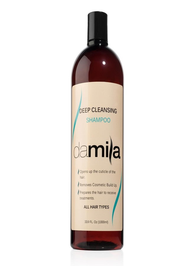 damila Deep Cleansing Shampoo - Clarifying Shampoo For All Hair Types - Degreases, Removes Residue and Product Build Up - Prepares Hair for Keratin Hair Treatment - 33.9 Fl. Oz - Image 1