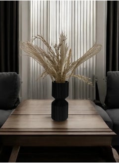 3D Brothers Unique Ribbed Vase  Perfect Arrangement for Flowers in Any Space  - Image 3