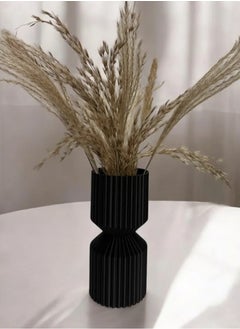 3D Brothers Unique Ribbed Vase  Perfect Arrangement for Flowers in Any Space  - Image 2