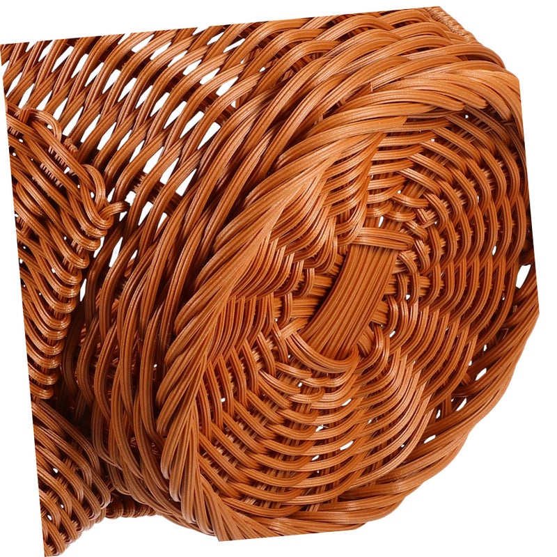 Imitation Rattan Elephant Fruit Basket Woven Storage For Kitchen Counter Home Decor - Image 5