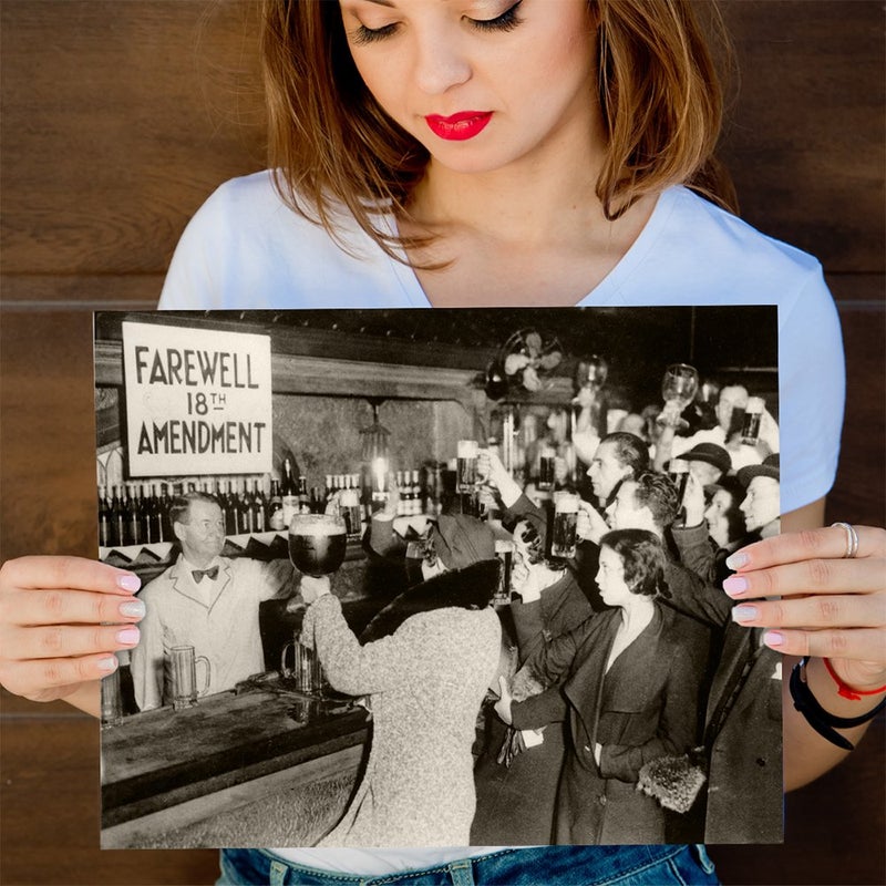 Lone Star Art نهاية الحظر - فن الجدار القديم - 11x14 الفن غير المؤلف من حظر الديكور الحظر المطبوع عتيقًا - يصنع ملصقًا رائعًا للديكور للبار. - Image 5