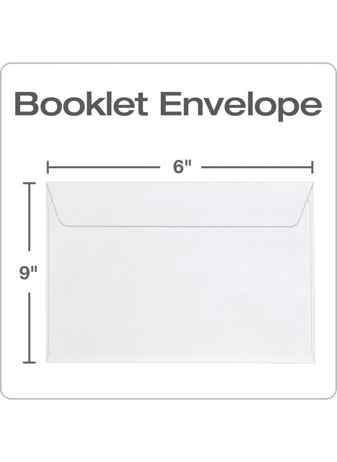Columbian 6 X 9 Booklet Envelopes, Windowless, White, Gummed Closure, Mailing Envelopes, 100/Box (Colo915)  - Image 2