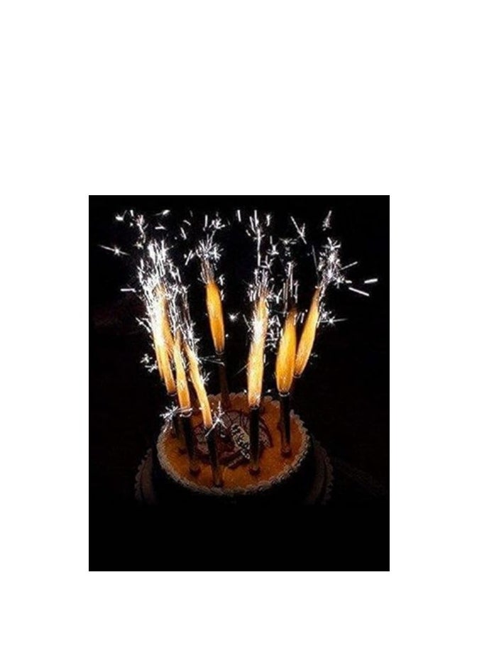 Sparkling Birthday Cake Candles, Multicolor Party Fountain Candles, Pack of 6, Safe to Use, Add a Cheerful Atmosphere, Perfect for Celebrating Happy Occasions and Birthdays