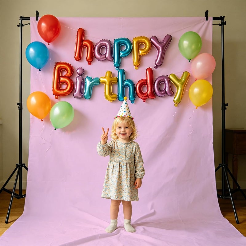 TYTYUU Pink Photo Backdrop for Photoshoot Pink Background for Photography Photo Backdrop Curtain for Party 10 x 10 FT - Image 5