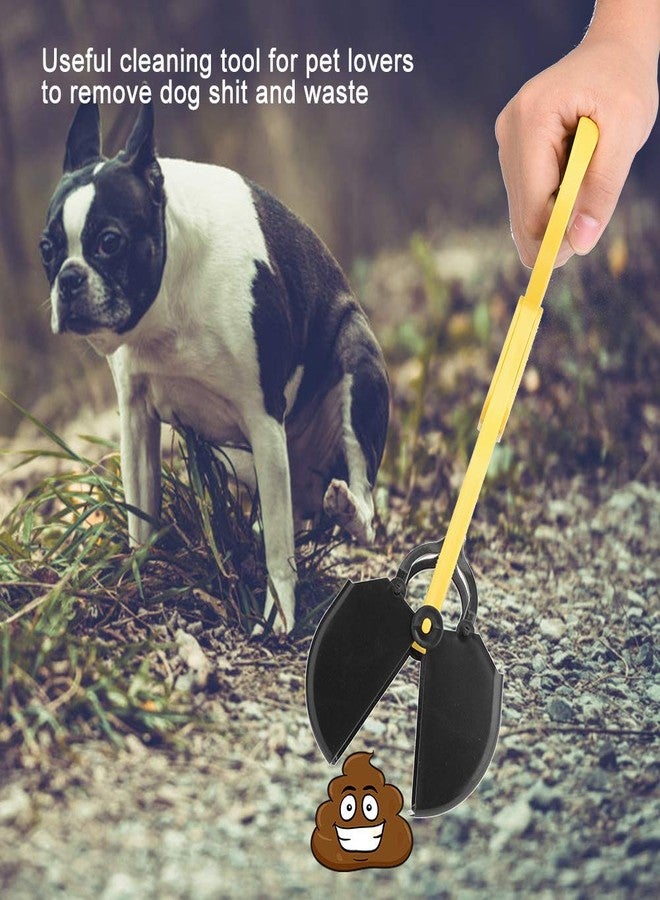 Brrnoo Heavy Duty Dog Poop Scooper, Foldable Pet Waste Remover, with Long Handle for Easy Cleanup Jaw Clip for Puppies and Animals Waste Disposal - Image 2