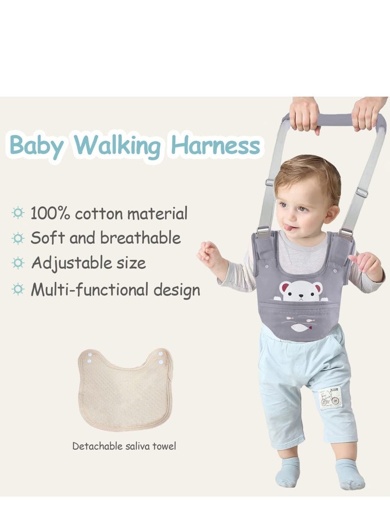 DOOKOO Walking Harness Handheld Baby Walker Assistant Belt with Baby Head Protector Baby Helmet for Crawling and Walking Baby Knee Pads  - Image 3