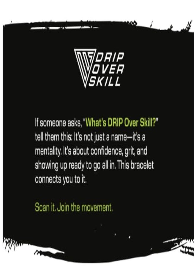 سوار معصم DRIP لإعادة ضبط المهارات، سوار NFC قابل للعكس لإعادة الضبط والتركيز، نسيج قوي ومرن وجيد التهوية، يبني الصلابة الذهنية داخل وخارج الملعب، مناسب لجميع الرياضات وجميع الرياضيين، 160 مم - Image 2