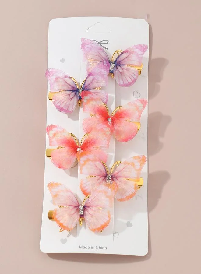 Take Two Set of 6 - Butterfly Hair Clips