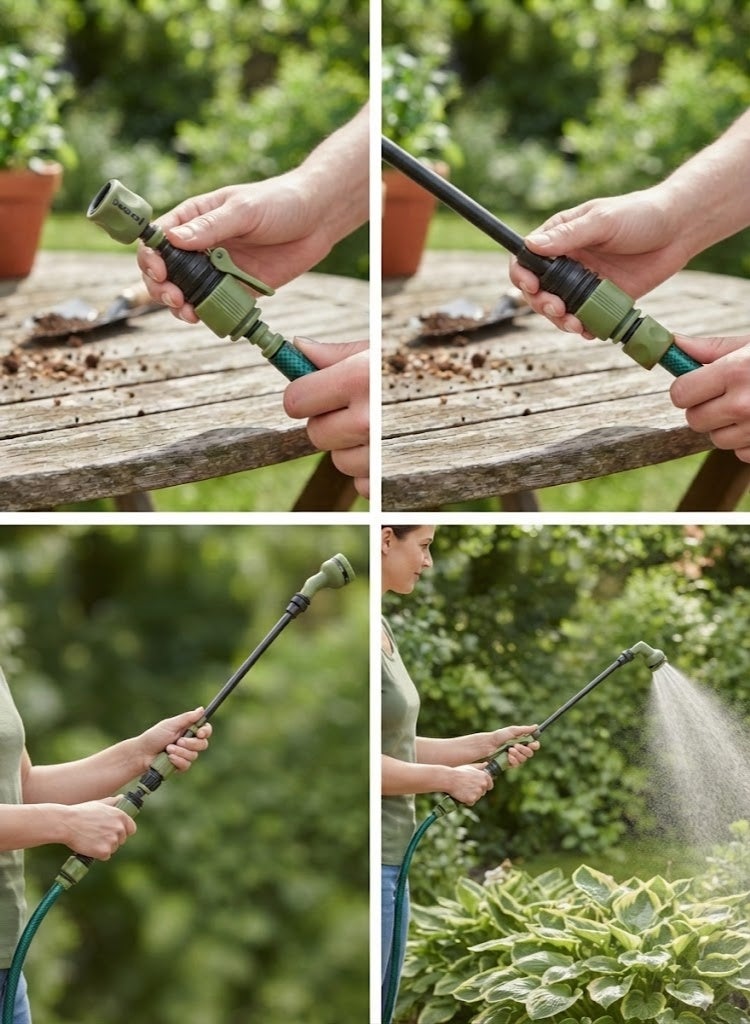 Beorol - Garden 28" 6-Pattern Water Wand With 3/4" Tool Adaptor - Image 2