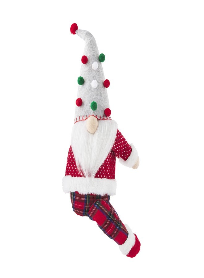 Mud Pie Hook and Loop Christmas Gnome Hanger, 14.75" x 9.25" - Image 1