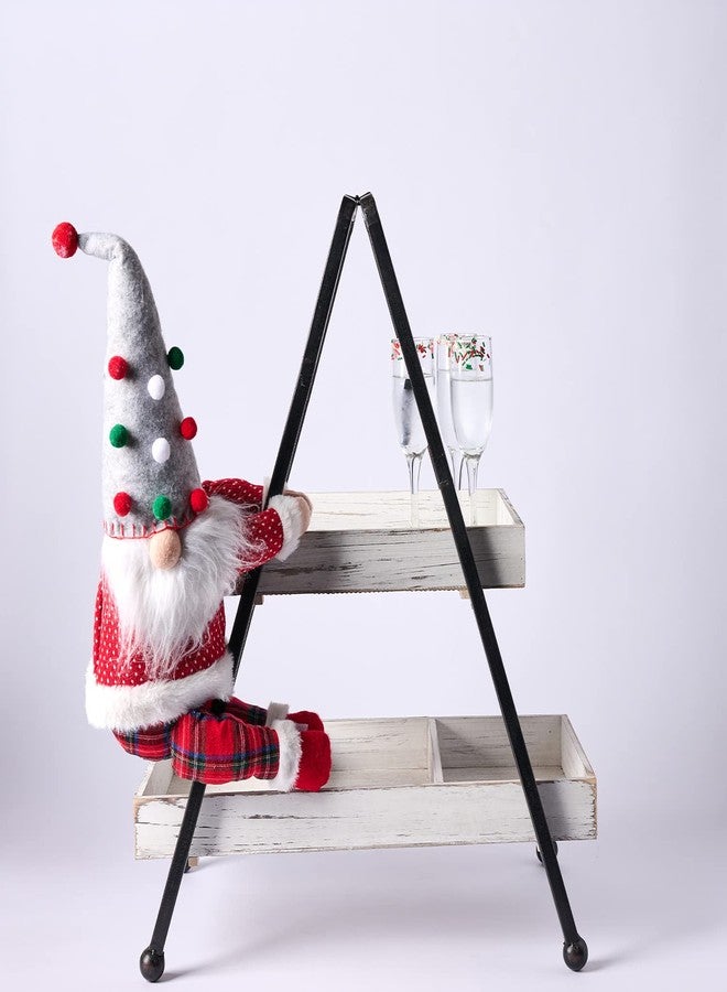 Mud Pie Hook and Loop Christmas Gnome Hanger, 14.75" x 9.25" - Image 2