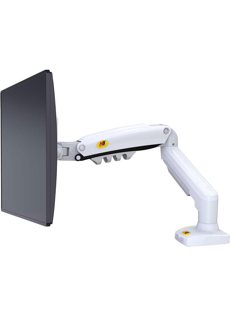 NB NORTH BAYOU - NB North Bayou Monitor Desk Mount Stand Full Motion Swivel Monitor Arm with Gas Spring for 17-30''Monitors(Within 4.4lbs to 19.8lbs) Computer Monitor Stand F80-W - Image 1