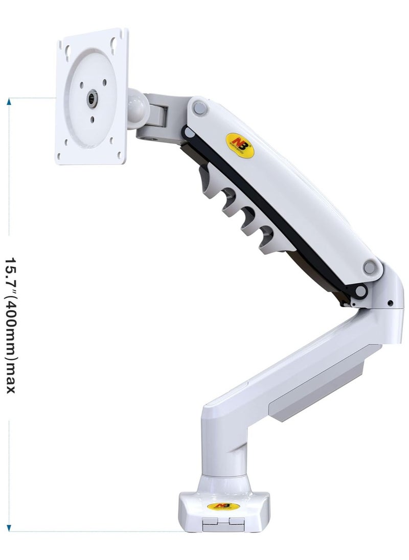 NB NORTH BAYOU - NB North Bayou Monitor Desk Mount Stand Full Motion Swivel Monitor Arm with Gas Spring for 17-30''Monitors(Within 4.4lbs to 19.8lbs) Computer Monitor Stand F80-W - Image 1