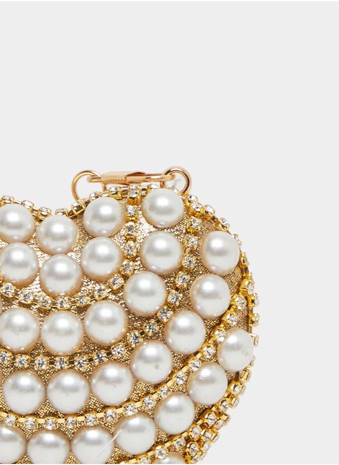 Styli Faux pearl Embellished Crossbody bag  - Image 3