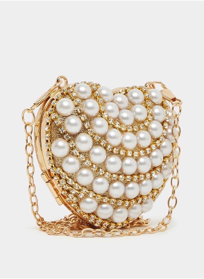 Styli Faux pearl Embellished Crossbody bag  - Image 1