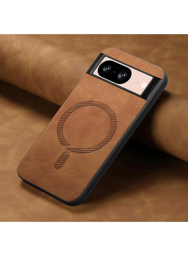 S-TOP Case For Google Pixel 9 / 9 Pro Retro Magsafe Magnetic PU Back Cover Phone Case - Image 2
