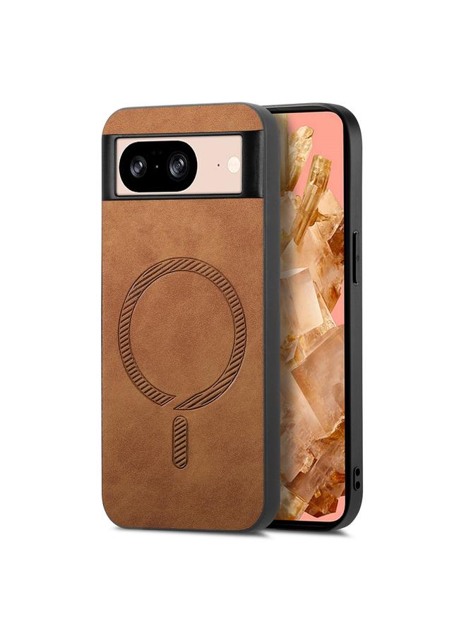 S-TOP Case For Google Pixel 9 / 9 Pro Retro Magsafe Magnetic PU Back Cover Phone Case - Image 1