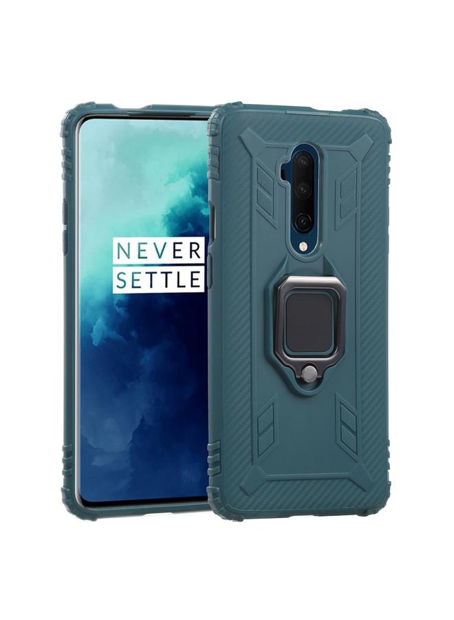 S-TOP Case For OnePlus 7T Pro / 7 Pro Carbon Fiber Protective Case with 360 Degree Rotating Ring Holder - Image 1