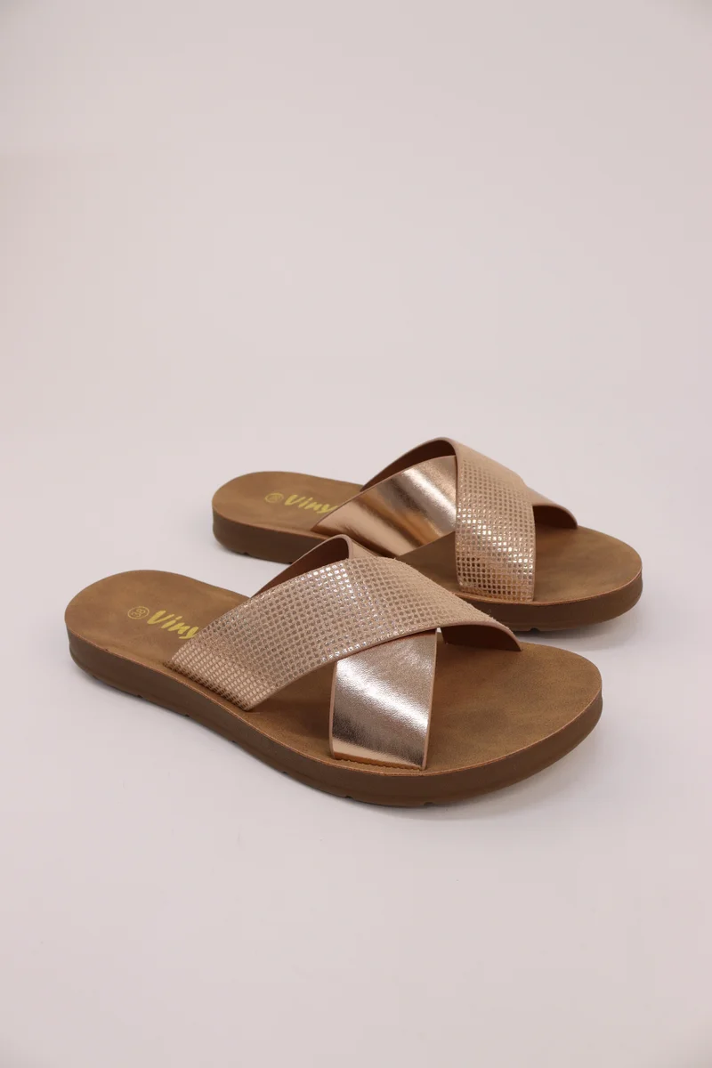 Viny VINY Women's Everyday Comfort Flat Sandals | Soft Lightweight Casual Walking Sandals for Daily Wear, Beach, Poolside, Casual Outings, Outdoor Activities, Travel & All-Day Comfort | Available in 8 Colors
