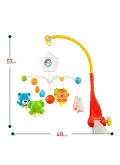Womdee Baby Musical Crib Mobile Toys for New Baby Infant,  Baby Crib Hanging Toys with Music Light & 360 rotation Baby Nursery Crib Cot Cradle Mobiles Infant Bed Decor Toy for Newborn 0-24 Months  - Image 3