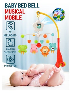 Womdee Baby Musical Crib Mobile Toys for New Baby Infant,  Baby Crib Hanging Toys with Music Light & 360 rotation Baby Nursery Crib Cot Cradle Mobiles Infant Bed Decor Toy for Newborn 0-24 Months  - Image 2