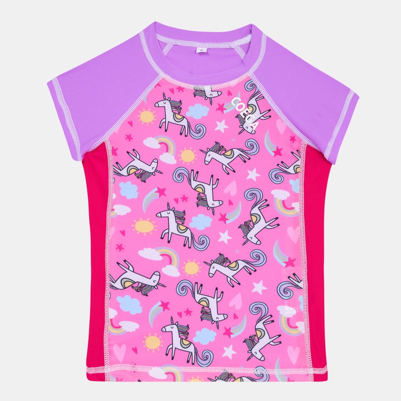 Coega Kids' Cap-Sleeve Rashguard - Image 1