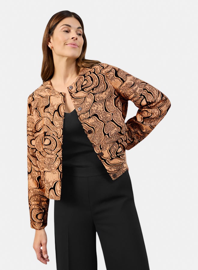GERRY WEBER Blazer Jacket In Brocade Fabric - Image 1