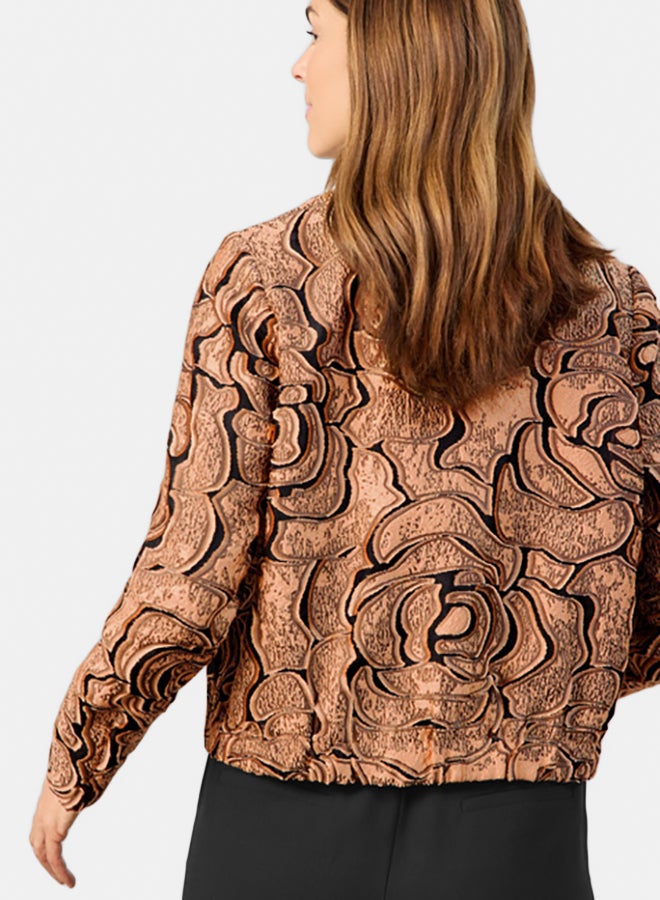 GERRY WEBER Blazer Jacket In Brocade Fabric - Image 2