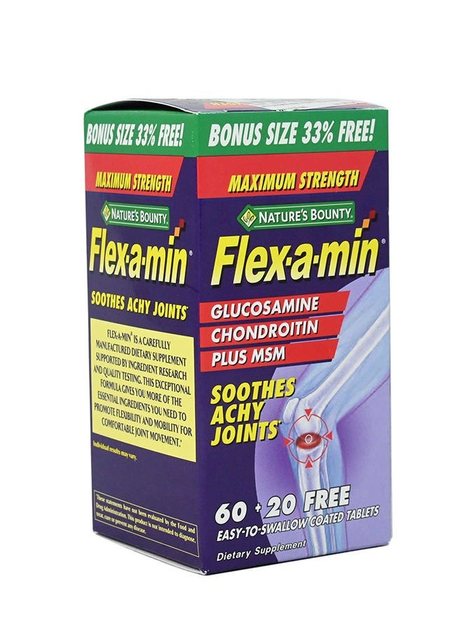 NATURE'S BOUNTY NATURE'S BOUNTY Flexamin Max Strength Tablets 60 Plus 20s