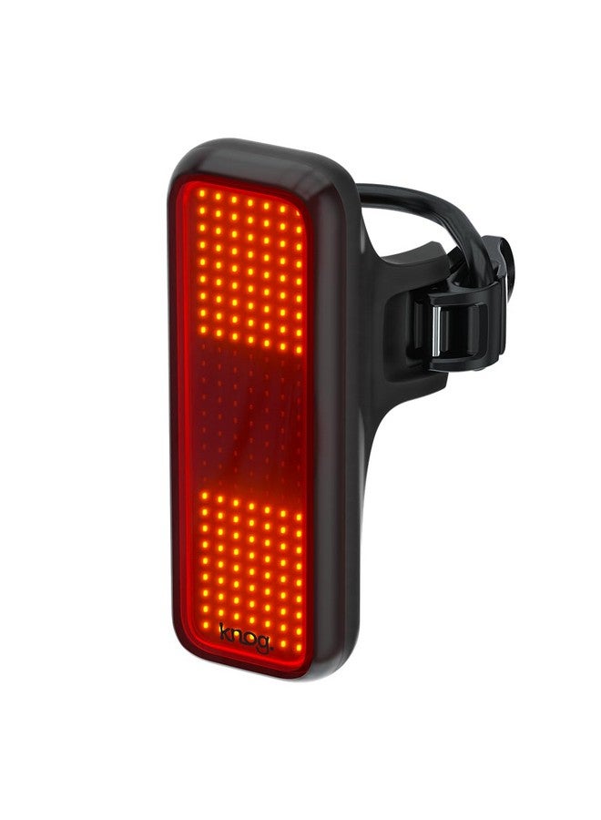 نوج Knog Blinder V USB مصباح خلفي للدراجة قابل لإعادة الشحن - مصباح خلفي قوي للدراجة بقوة 100 لومن يمكن رؤيته حتى مسافة 900 متر، مصباح خلفي للدراجة مقاوم للماء IP67 مع أوضاع فلاش فريدة، يناسب جميع أعمدة المقاعد وحركة المرور - Image 1