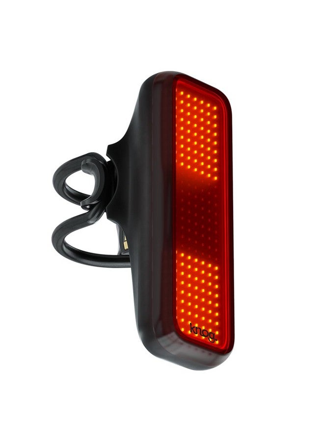 نوج Knog Blinder V USB مصباح خلفي للدراجة قابل لإعادة الشحن - مصباح خلفي قوي للدراجة بقوة 100 لومن يمكن رؤيته حتى مسافة 900 متر، مصباح خلفي للدراجة مقاوم للماء IP67 مع أوضاع فلاش فريدة، يناسب جميع أعمدة المقاعد وحركة المرور - Image 3