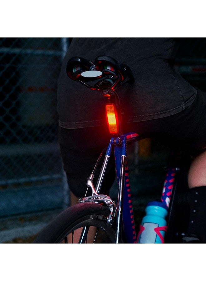 نوج Knog Blinder V USB مصباح خلفي للدراجة قابل لإعادة الشحن - مصباح خلفي قوي للدراجة بقوة 100 لومن يمكن رؤيته حتى مسافة 900 متر، مصباح خلفي للدراجة مقاوم للماء IP67 مع أوضاع فلاش فريدة، يناسب جميع أعمدة المقاعد وحركة المرور - Image 5